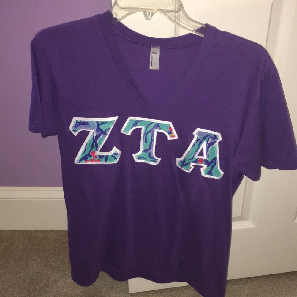 ZTA letter shirt